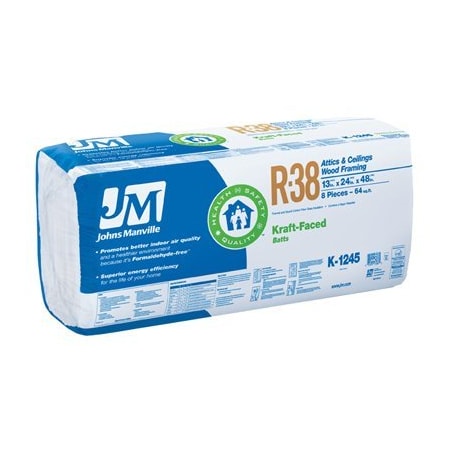 Johns Manville Intl R38 24x48 Unfac Batt U366